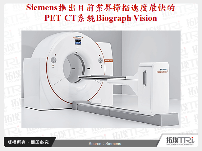 Siemens推出目前業界掃描速度最快的PET-CT系統Biograph Vision