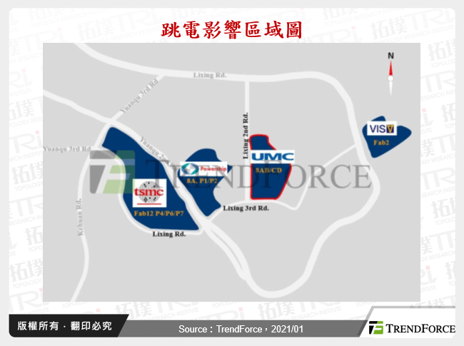 跳電影響區域圖