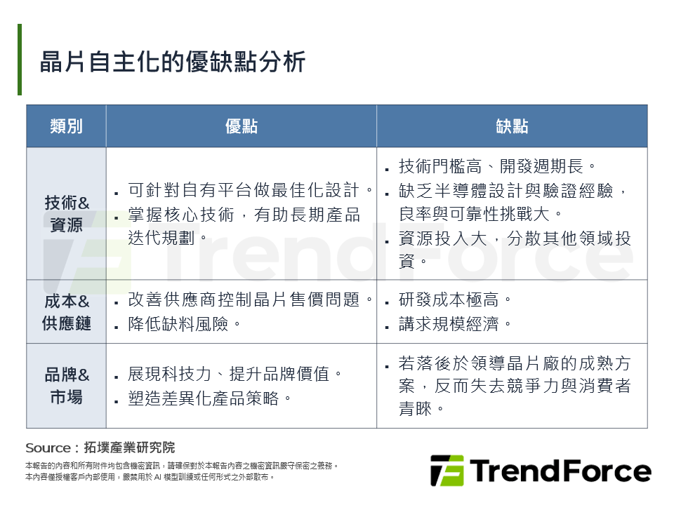 晶片自主化的優缺點分析