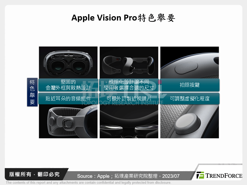 Apple Vision Pro特色舉要